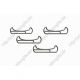 vehicle shaped paper clips in canoe outline
