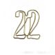 22 shaped paper clips, decorative paper clips