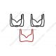 bra shaped paper clips, brassiere shaped paper clips
