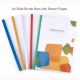 A4 slide binder bars with report pages