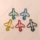 airplane shaped paper clips, aircraft decorative paper clips