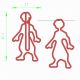 Alladin shaped paper clips, fun decorative paper clips