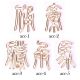 ancient Chinese shaped paper clips, gold decorative paper clips
