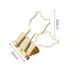 gold binder clips, cub decorative binder clips