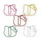 catty animal shaped paper clips, cute decorative paper clips
