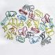 animal shaped paper clips in various outlines
