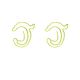 shaped paper clips in antique outilne
