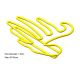 jumbo colored paper clips in antler outline, jumbo gold paper clips