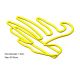 jumbo colored paper clips in antler outline, jumbo gold paper clips