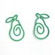 avocado decorative paper clips, fruit shaped paper clips