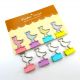 banana decorative binder clips, custom binder clips