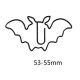 bat jumbo paper clips, extra large paper clips