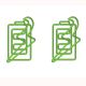 battery decorative paper clips, fun shaped paper clips