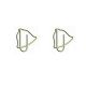 jingle bell shaped paper clips, Christmas decorative paper clips