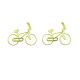 bicycle shaped paper clips, bike decorative paper clips