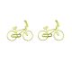 bike shaped paper clips, bicycle decorative paper clips