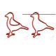 bird animal shaped paper clips, birdie decorative paper clips