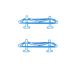 bridge shaped paper clips, decorative paper clips