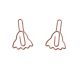 wire shaped paper clips in broom outline