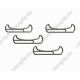 cute canoe shaped paper clips, decorative paper clips