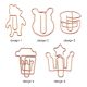 cartoon shaped paper clips, decorative paper clips