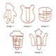 cartoon shaped paper clips, decorative paper clips