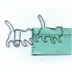 cat animal shaped paper clips, catty decorative paper clips
