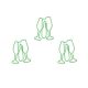cheers shaped paper clips, wine cup paper clips