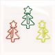 Christmas tree decorative paper clips, fun shaped paper clips