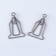 clock shaped paper clips in wire