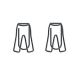 men's jean shaped paper clips
