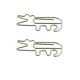 crocodile animal shaped paper clips, decorative paper clips