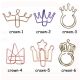 crown shaped paper clips, fun decorative paper clips