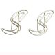 fun letter S shaped paper clips, fancy promotional paper clips