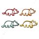 dinosaur triceratops shaped paper clips, cute animal paper clips