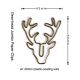 deer jumbo paper clips, extra large paper clips