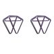 diamond decorative paper clips, gem shaped paper clips