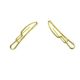 dinner table knife shaped paper clips