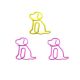 dog shaped paper clips, decorative paper clips