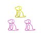 dog shaped paper clips, decorative paper clips