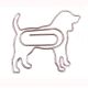 jumbo dog shaped paper clips, extra large GOLD paper clips