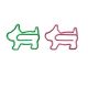 dog decorative paper clips, animal shaped paper clips