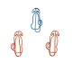 dog decorative paper clips, animal shaped paper clips