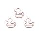 duck decorative paper clips, poultry shaped paper clips