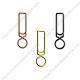 exclamatory mark shaped paper clips, cute decorative paper clips