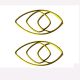 gold eye paper clips, decorative paper clips