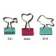 fish heart bird decorative binder clips, custom binder clips