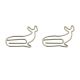 whale shaped paper clips in silver, creative business gifts -2