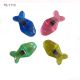 fish plastic paper clips in assorted colors