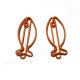 fish shaped paper clips, decorative paper clips 
